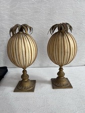 Ancien Paire Oeuf d'autruche
