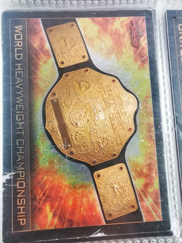 Carte wwe raw ceinture world - raw,