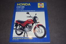 Repair Manual Repair Manual Honda CG 125 1976-2007 Mint/Unused