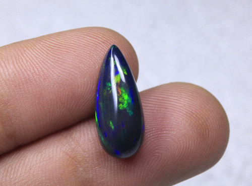 Cabochon opale noire welo - opale,