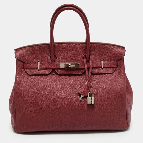 Sac fourre tout cuir hermes - sac,