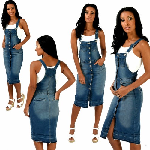 Salopette jeans robe - salopette,