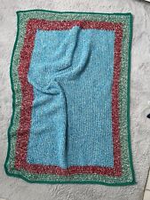 Couverture en crochet fait