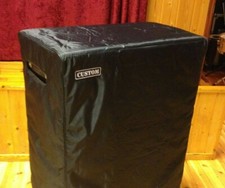 Housse rembourrée personnalisée pour FENDER Bassman 2x15" Cab 1976 silver fac...