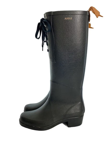 Aigle rain boots blk - boots,