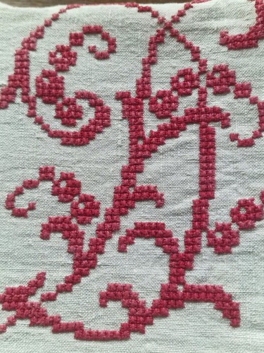 Linge ancien drap - ancien,
