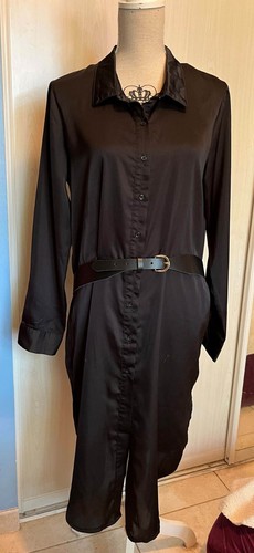 Robe chemise satin missguided - robe,