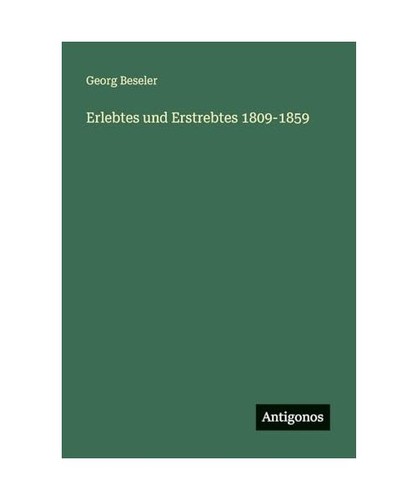 Erlebtes und erstrebtes - erlebtes,