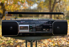 SHARP QT-Y14 Rare Vintage Cassette Deck Boombox Japan