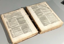 1578 Geneva Bible Page - First Pulpit Folio Leaf - Select Your Favorite Passage