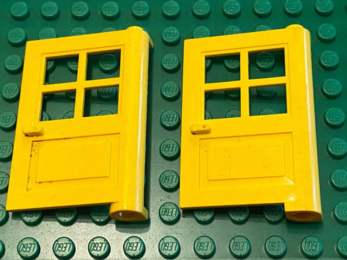 Porte jaune lego train - 2, x