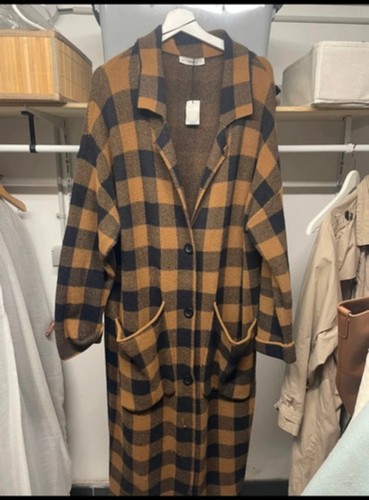 Manteau carreau zara - manteau,