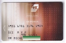 CARTE / CARD BANQUE BANK