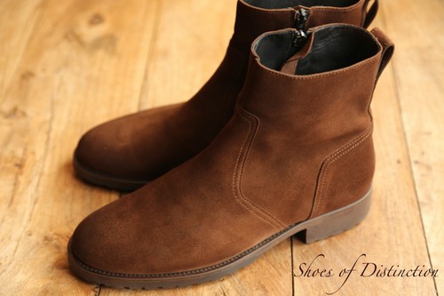 Chaussures bottes zippées - , en