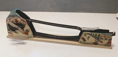 Jeu ancien tôle luge - tôle,