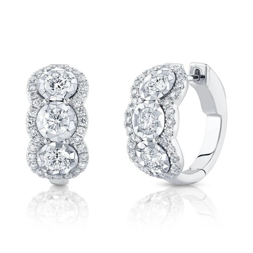 Diamant petit boucles - petit,