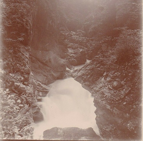 Photo ancienne cascade - ancienne, gorges