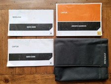 RENAULT CAPTUR (2013 - 2017) OWNERS MANUAL / HANDBOOK + NAVI GUIDE + WALLET