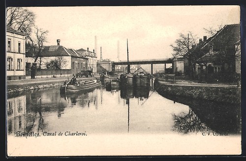 Cpa bruxelles canal - cpa,
