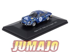 ALP22 Voiture 1/43 Eligor RENAULT Alpine A 110 Rallye De L'Acropole 1973