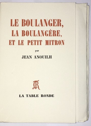 Anouilh jean le - jean., boulanger