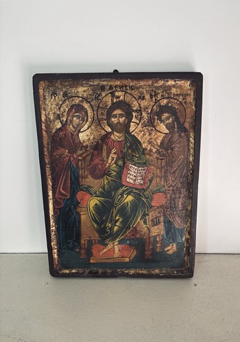 Icône religieuse sur bois - icône,