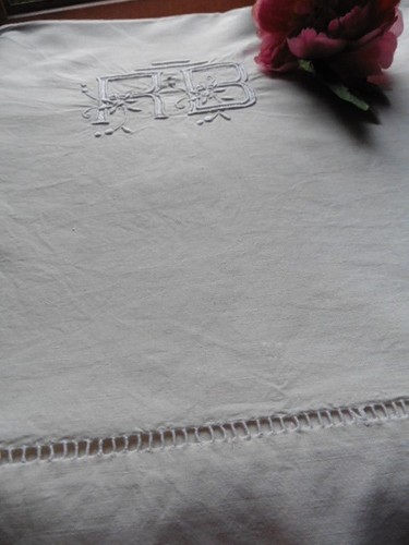 Ancien drap metis - ancien, creme