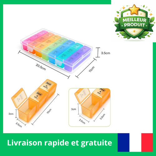 Semainier pilulier jours 21 - semainier,