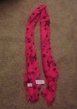 Hot Pink With Black Stars Nwt