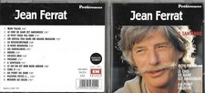 CD 16 TITRES JEAN FERRAT BEST OF 1991 PREFERENCES Disques Temey – 2520690-4