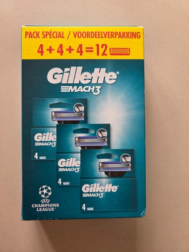 Pack lames gillette mach - 12, 3