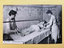 CPA Auvergne VICHY Thermalisme MASSAGE sous l'EAU Femme Seins Nus