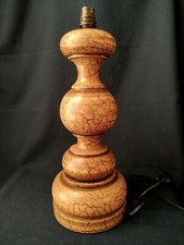 PIED DE LAMPE VINTAGE BOIS