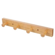  Porte-manteau en bois crochet mural porte-manteau cintre mural pour vêtements