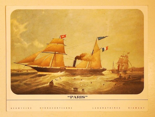 Paquebot paris carte - "paris",