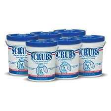 Scrubs In-A-Bucket 42272 10x12" Hand Towel, 72 Count - 6 Tubs, FREE SHIPPING