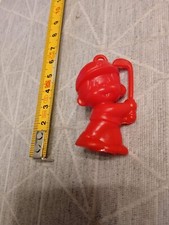 Figurine PVC - KIKI Monchichi - Bonux - Golfeur rouge