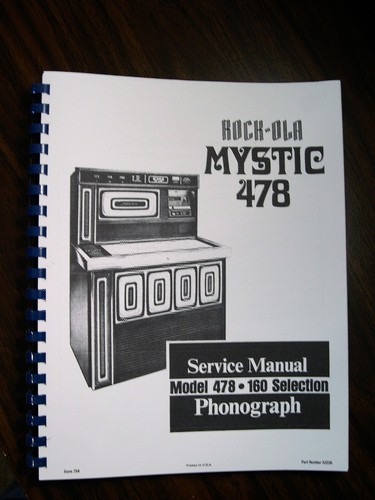 Rock ola 478 jukebox service - service, &