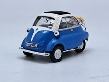 CARARAMA, BMW Isetta Bleu et blanc, échelle 1/43, CAR12321