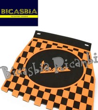 8897 - Bavettes Pare-Croquis Arrière Noir - Orange Vespa 50 125 150