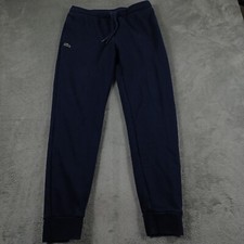 Lacoste Sport Joggers Mens XL Blue Sweatpants Fleece Activewear Casual