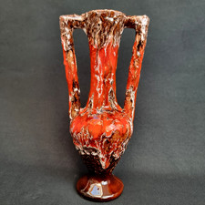 Vase Céramique Vintage Orange