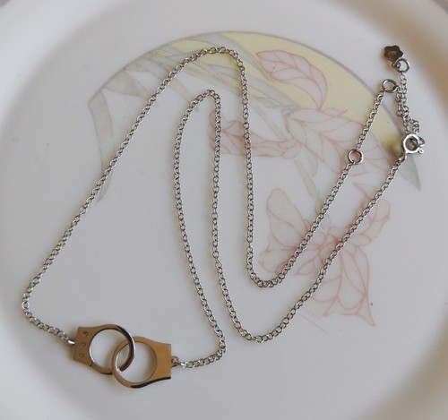 Collier menottes 925 - collier, argent