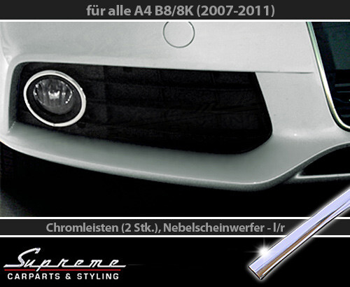 Chromes garniture 2x - 3m,