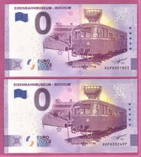 0 Euro XEPX 02 2021 RAILWAY MUSEUM - BOCHUM RAILBUS VT98 REGULAR + UNIVERSAL