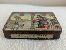 Boîte Cigarettes Dimitrino Blechdose Tin Orientaliste Tole Litho Zigarettendose
