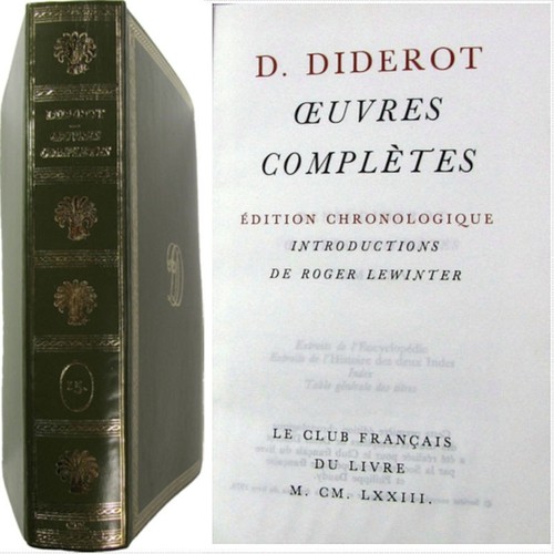 Diderot œuvres complètes - complètes, t.9