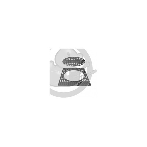 Grille cuisson fonte brillante