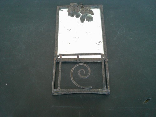 Miroir mural porte brosses - brosses, en