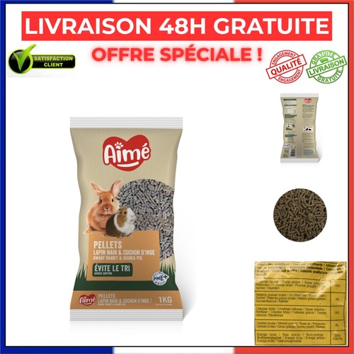 Granulés lapin nain cochon - et,